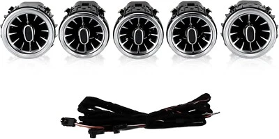 💡 Kit Bocchette d'Aria a LED Mercedes-Benz W205/X253 (2015–2018) – 5 Pezzi - Image 1 of 4