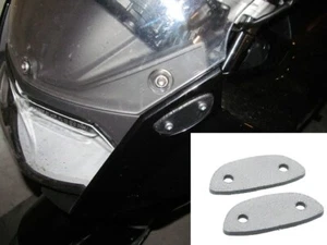 Tapas de cubierta gris base espejo placas de bloqueo borrar en blanco bmw f800st f 800 st - Imagen 1 de 4