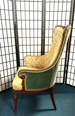 ANTIQUE BEAUTIFUL FRENCH BERGERE STYLE CHAIR Local Pick Up NORTH CAROLINA - Image 1 of 4