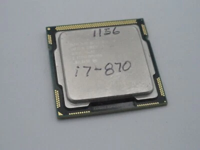 Intel Core i7-870 4 Cores 8 Threads 2.93GHz LGA 1156 CPU - Image 1 of 2