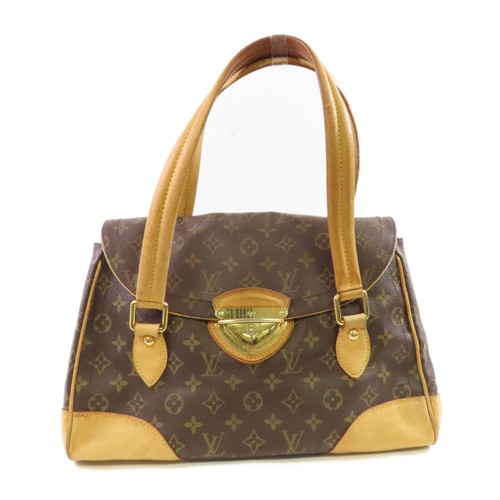 LOUIS VUITTON（LV） Borsa a tracolla Louis Vuitton LV GHW Beverly GM M40120 Monogram Marrone