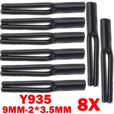 8x 9mm*3.5mm For Hifi Speaker Cable Pants Y Splitter Wire Pant Boot Subwoofer UK - Image 1 of 4