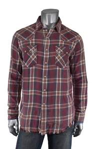 Camisa Polo Ralph Lauren Vintage Reparada Western Patchwork Franela Estilo RRL Nueva - Imagen 1 de 3