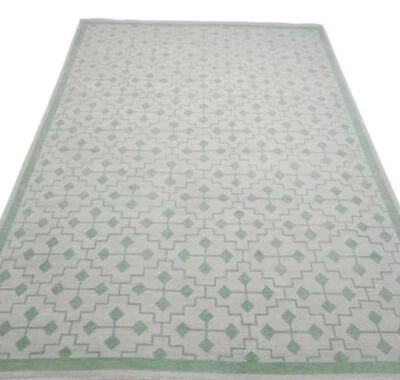 Oushak Hand Knotted Mocha 4x6, 5x8, 6x9, 8x10, 9x12, 10x14, 12x15 Wool Area Rug - Image 1 of 3