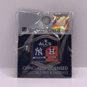 HOUSTON ASTROS vs. NEW YORK YANKEES 2019 ALCS Collectible Wincraft Lapel Pin 🔥 - Picture 1 of 1