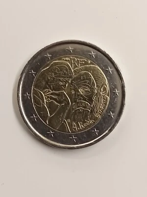 法国纪念币2欧元2017罗丹 — 第 1/2 张图片