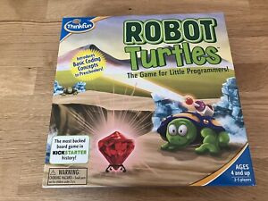 Thinkfun Robot Turtles Board Game Basic Coding Complete VGC unused B3 vgc