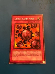 YUGIOH Rare Crush Card Virus TU01-EN006 - Picture 1 of 2
