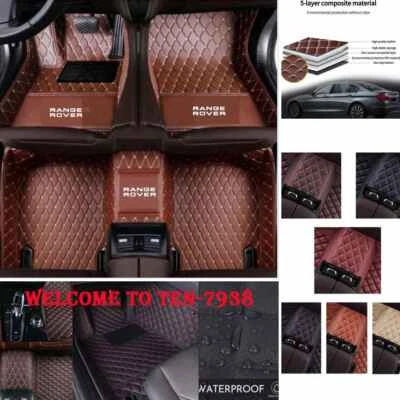 For Land Rover Range Rover Car Floor Mats Custom Auto Liners Carpets Waterporoof - Image 1 of 4
