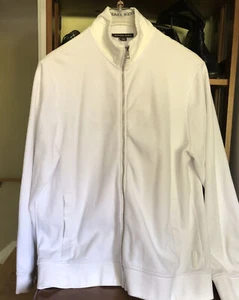 MICHAEL KORS Men's Casual Knit Full Zip Sweater White XXL - Picture 1 of 7