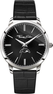 Thomas Sabo  Men's Rebel Spirit Moon Phase Stainless Steel Watch WA0325-218-203 - Image 1 of 4