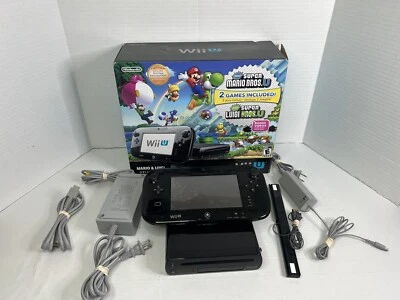 Nintendo Wii U Mario & Luigi Deluxe Set 32GB Black Handheld System - Image 1 of 4