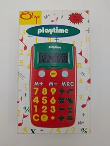 NUEVA Calculadora Playtime Junior de Mano Sonido "Pitido" De Colección y Educativa Shye - Imagen 1 de 9