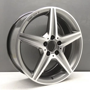 MERCEDES BENZ C CLASS AMG W205 18" ALLOY WHEEL RIM OEM FRONTDIAMOND CUT X1 - Picture 1 of 17