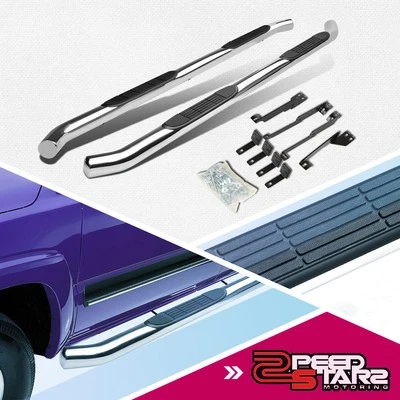 PARA 07-13 ACURA MDX YD2 SUV POLISH T304 APARAFUSADO 3" TRILHO DE BARRA NERF DEGRAU LATERAL REDONDO - Imagem 1 de 4