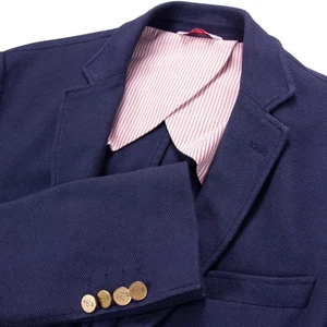 Chaqueta Blazer Brooks Brothers Rojo Polar Hombres 40R Azul Lúpulo Algodón Dorado Botón - Imagen 1 de 14