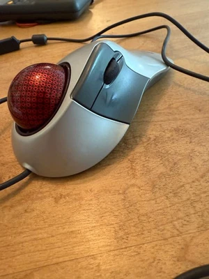 Microsoft Trackball Explorer 1.0 PS2/USB Compatible Mouse - Restored - Image 1 of 3