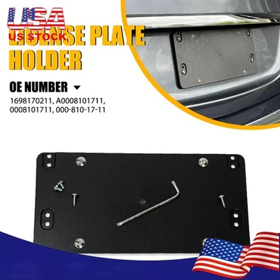 Rear License Plate Mount Bracket for Mercedes-Benz A-Class A180 A200 A250 A35 - Imagem 1 de 4