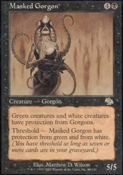 MTG English Masked Gorgon NM Foil Judgment - Image 1 of 1