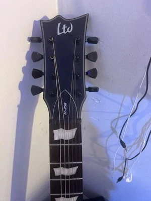 ESP LTD EC-258 Black Satin BLKS 8-String B-Stock Electric Guitar EC258 EC 258 - Image 1 of 4