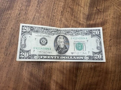 1988 20 dollar bill series a - Image 1 of 4