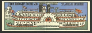 1987 Seymour Chwast FROM BROOKLYN TO THE SEA Brooklyn Borough Museum POSTER - Picture 1 of 1