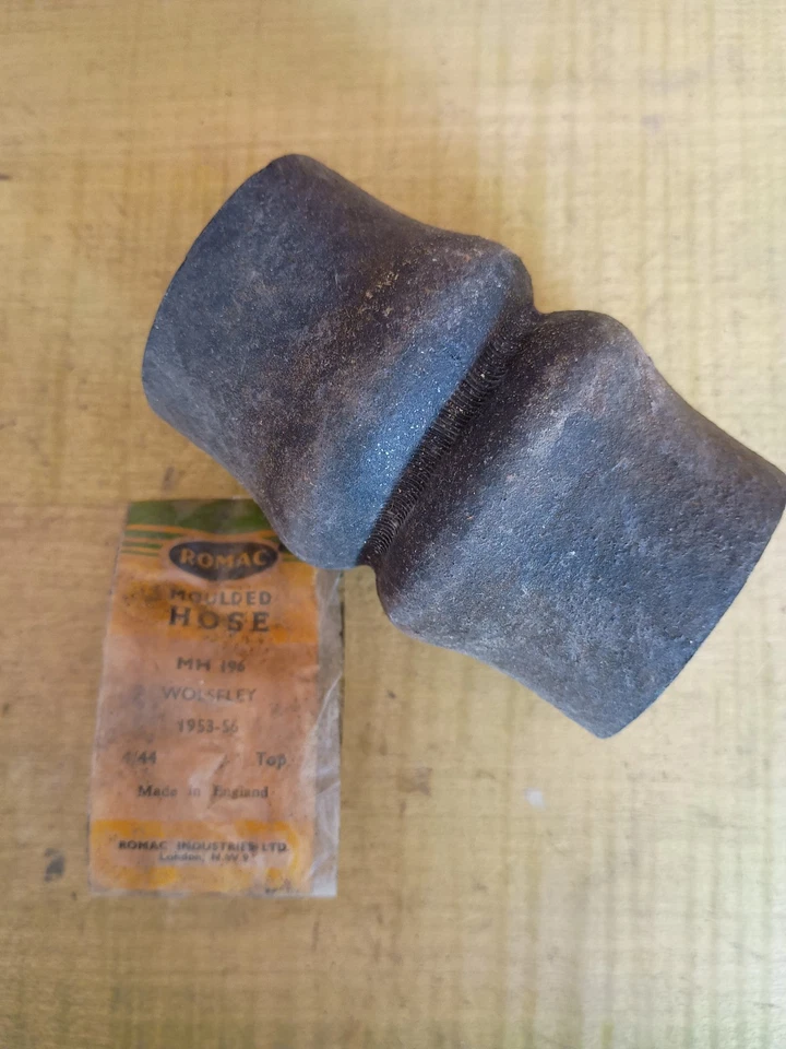 WOLSELEY 4/44 1953-54 1250CC OHV ROMAC TOP RADIATOR HOSE 184225 - Image 1 of 1