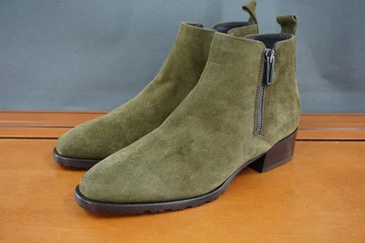 Botas Aquatalia para mujer 7 EE. UU. Verde Oliva Gamuza Botines Suela Hechas en Italia Foto 1 de 4