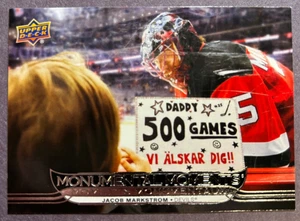 2025-26 Tim Hortons Monumental Moments #MM-18 Jacob Markstrom New Jersey Devils - Picture 1 of 1