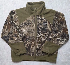 Bandes Gear Youth XL UFS Fleece Jacket Camo Hunting Coat Real Tree - Picture 1 of 9