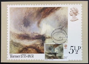 GB QEII 1975 Turner PHQ Card 9 with 5 1/2 p Stamp, FDI London WC - Picture 1 of 2