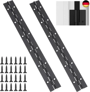 Klavierband 30 cm, 2 Stück Klavierband Edelstahl Klavierband Scharnier  - Bild 1 von 7