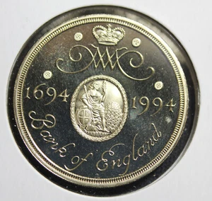 Great Britain 2 Pounds, 1694 ~ 1994, 300th Anniversary - Bank of England - Proof - Picture 1 of 2
