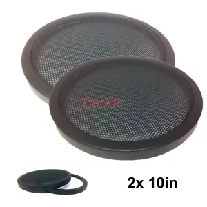 2x 10" Inch Speaker Mesh Metal Grilles :: Subwoofer Grills Protection SGM10.2 - Picture 1 of 3