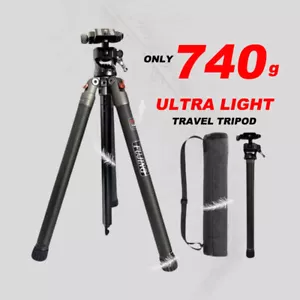 Fujing Light Portable Travel Carbon Fiber Outdoor Tripod/Monopod f Camera Phone - Picture 1 of 16