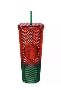 Vaso tachonado Walt Disney World Starbucks - edición navideña - Imagen 1 de 3