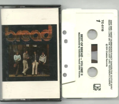 The Best of Bread Volume II (Cassette, 1974 Elektra)  Columbia House  VG-EX - Image 1 of 3