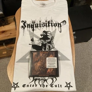 Inquisition - Nefarious Dismal Orations CD + T-Shirt 2015 reissue NEW immortal - Picture 1 of 9