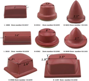 Different Size Soft and Whippy Silicone Rubber Pad 1.2"/2"/3.6" an Ink Carrier - Picture 1 of 1