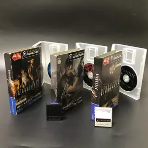 GameCube Lot 3 games Bio Hazard zero 1 4 Resident Evil JP 2 Memory Cards set GC - Picture 1 of 12