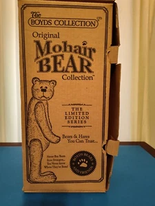 ROOSEVELT P. BEARINGTON BOYD'S ORIGINAL MOHAIR LIMITED EDITION BEAR #590020-08 - Picture 1 of 7