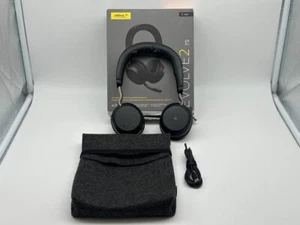 Jabra Evolve2 75 Wireless Headset - Black, USB-C, UC Compatibility READ - Photo 1/7