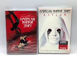 American Horror Story DVD Seasons 1 & 2 Murder House Asylum - Picture 1 of 21