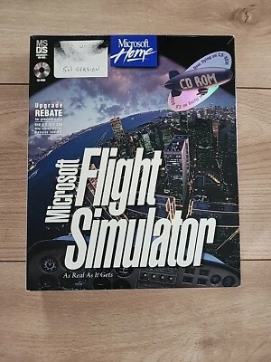 Microsoft Flight Simulator Home 5.1 Version Learn To fly Simulation Course 1995 - Image 1 of 4