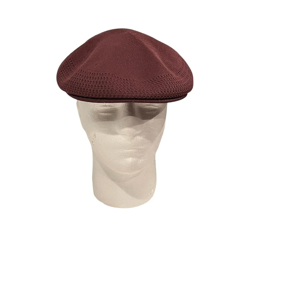 De Colección Gorra Plana Kangol Para Hombres S Borgoña Rojo Tropic 504 Ventair Texturizada Ligera Foto 1 de 4