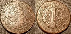 Louis XVI - 2 sols IN The Beam French 1792 the Year 4 BB, Strasbourg! Dy #1722 - Picture 1 of 1