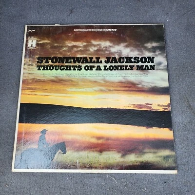 Stonewall Jackson Thoughts Lonely Man LP Vinyl Album Record  - Image 1 of 4
