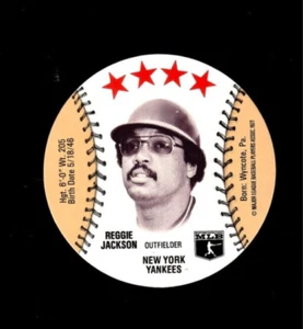 MSA Zip'z Discs 1977 Reggie Jackson New York Yankees como nuevo - Imagen 1 de 2