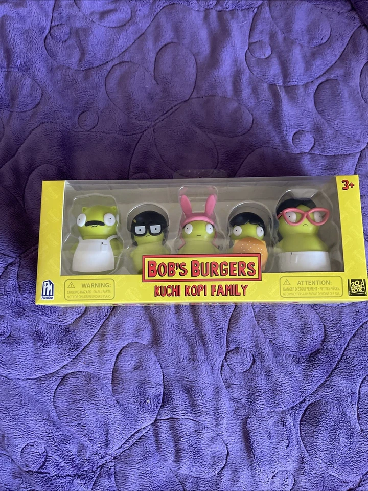 FIGURA BOB'S BURGERS KUCHI KOPI LINDA TINA GENE LOUISE FAMILY GAMESTOP 2018 Foto 1 de 4