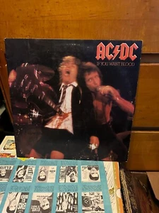 AC/DC If You Want Blood You've Got It Vinyl Record Original 1978 Atlantic Press - Picture 1 of 5